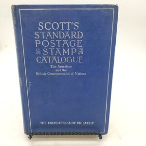 Scott's Standard Postage Stamp Catalogue 1954  Volume 1 Hardcover Book‎